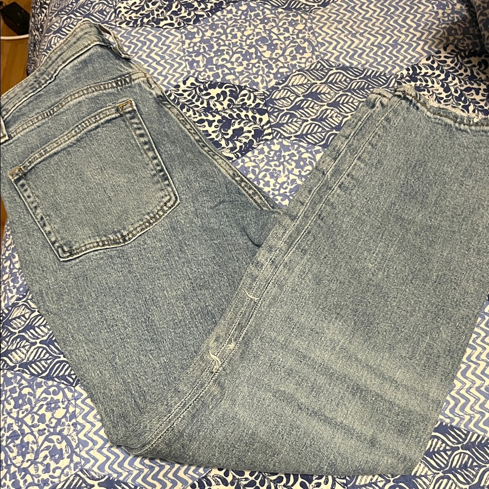 H&M Light Blue Straight Leg Jeans